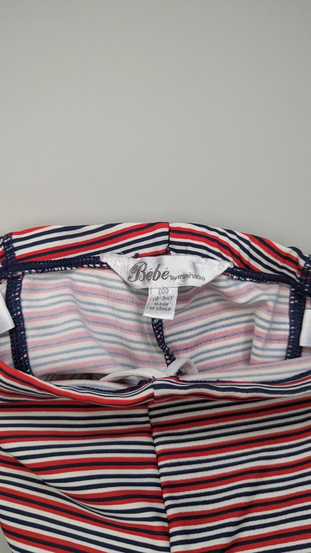 Bebe by Minihaha Stripe Swim Shorts 0-3m - Anue