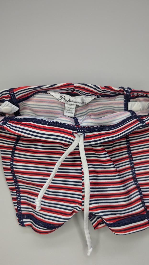 Bebe by Minihaha Stripe Swim Shorts 0-3m - Anue