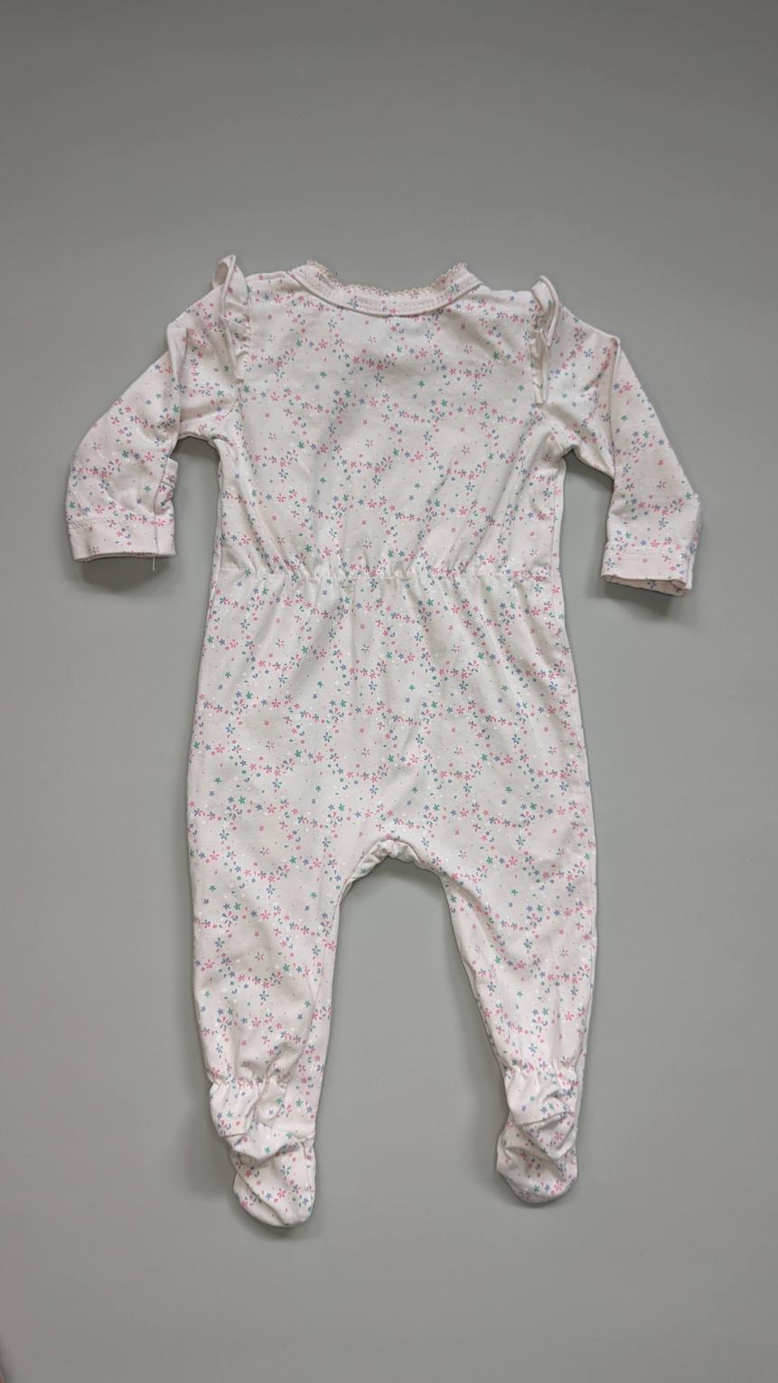 Bebe by Minihaha Long Sleeve Floral Onesie 0-3m - Anue