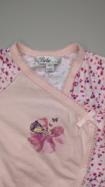 Bebe by Minihaha Pink Fairy Onesie 0-3m - Anue