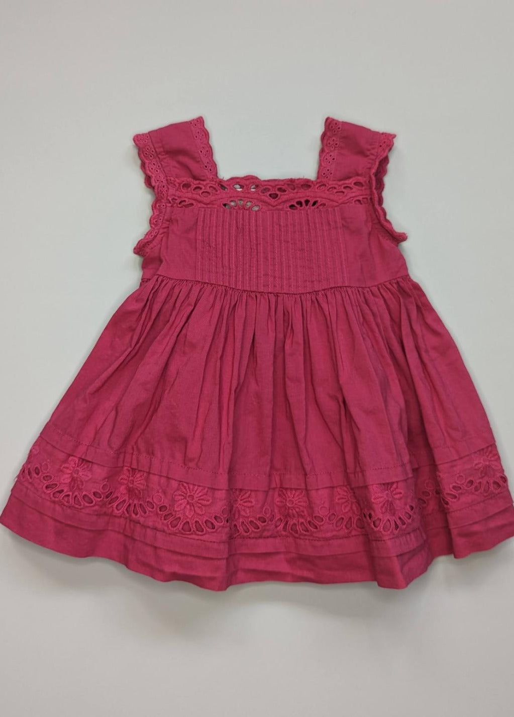 Collette Dinnigan Broderie Anglaise Dress 0-3m - Anue