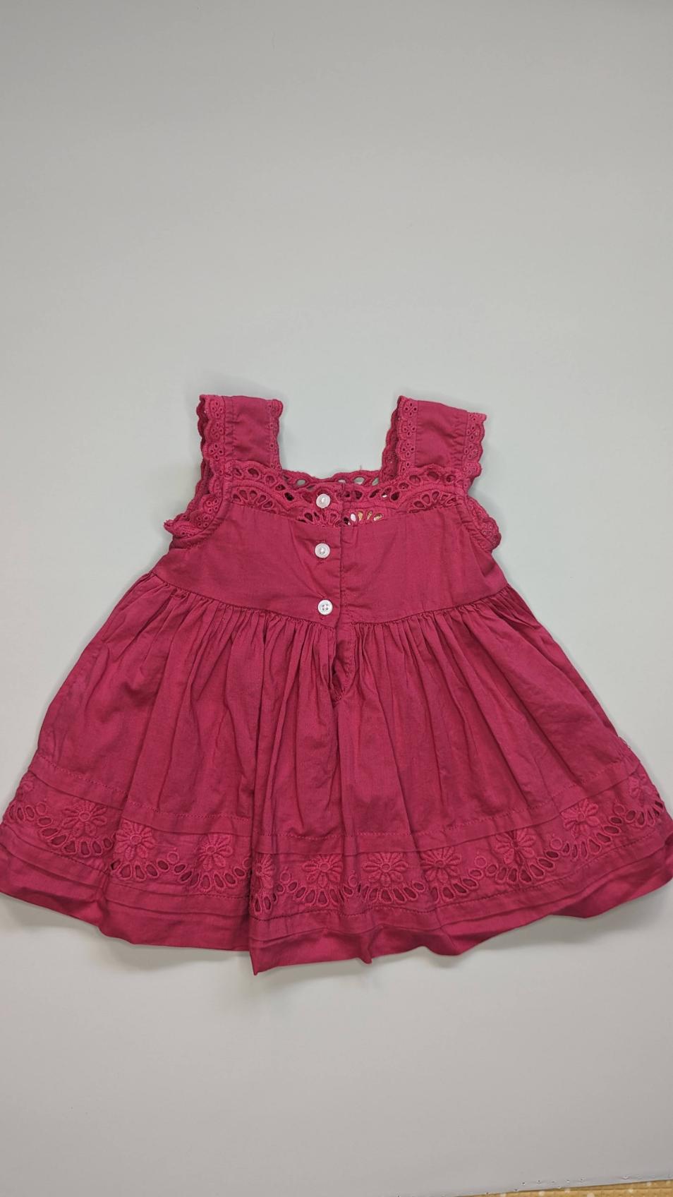 Collette Dinnigan Broderie Anglaise Dress 0-3m - Anue