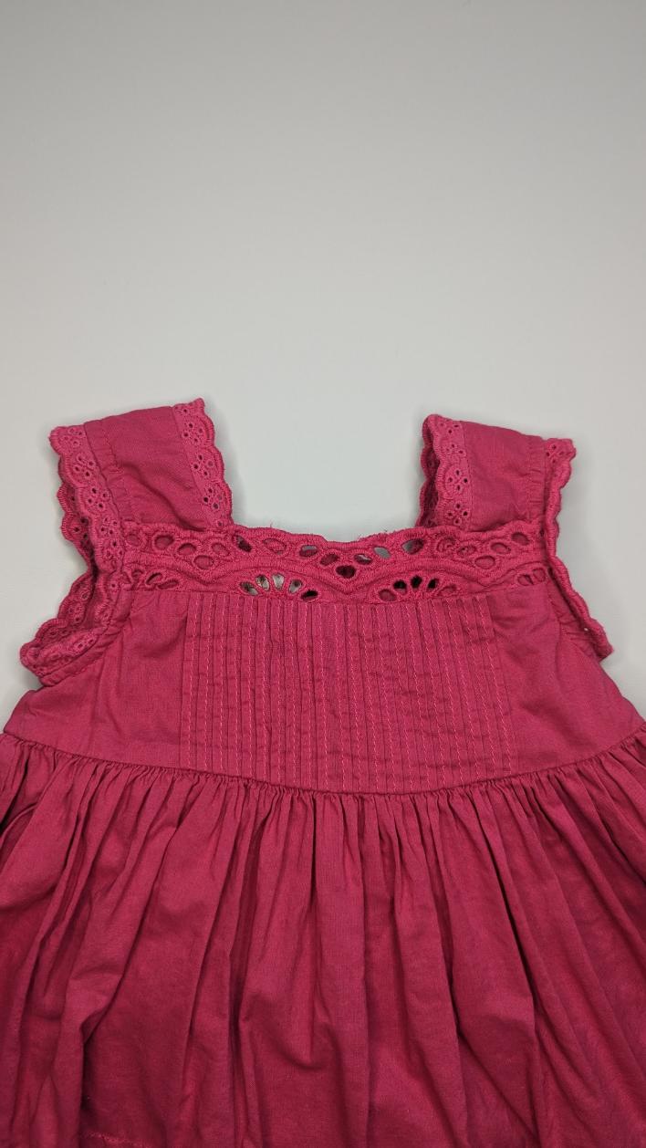 Collette Dinnigan Broderie Anglaise Dress 0-3m - Anue