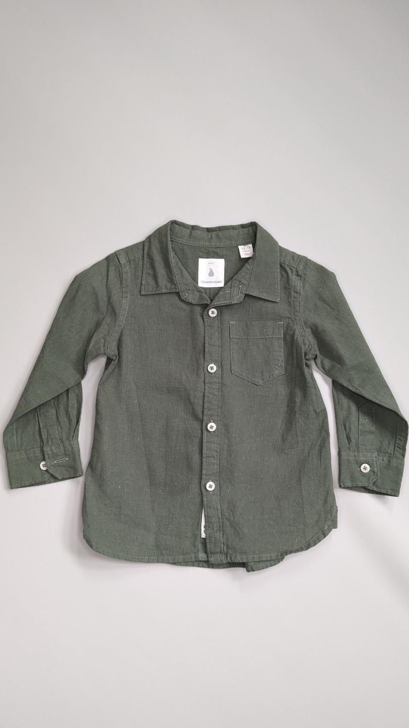 Country Road Long Sleeve Shirt 12-18m - Anue