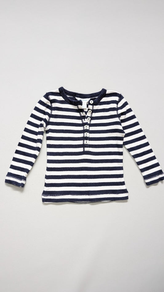 Country Road Stripe Long Sleeve Top 6-12m - Anue