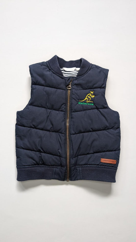 Country Road Wallaroos Vest 12-18m - Anue