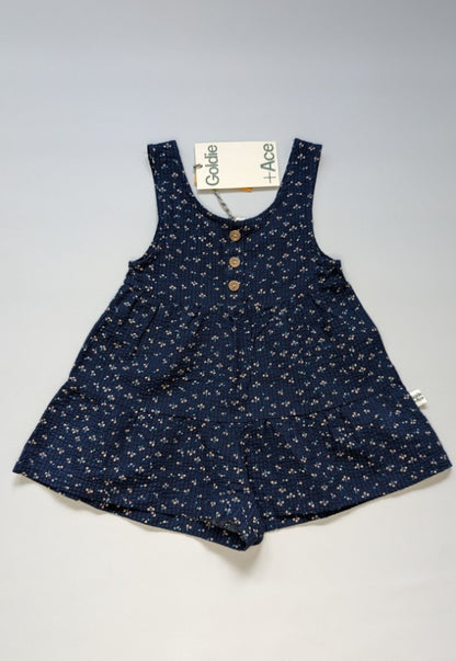 Goldie + Ace Layla Shortalls 6-12m - Anue