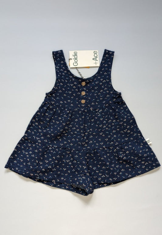 Goldie + Ace Layla Shortalls 6-12m - Anue