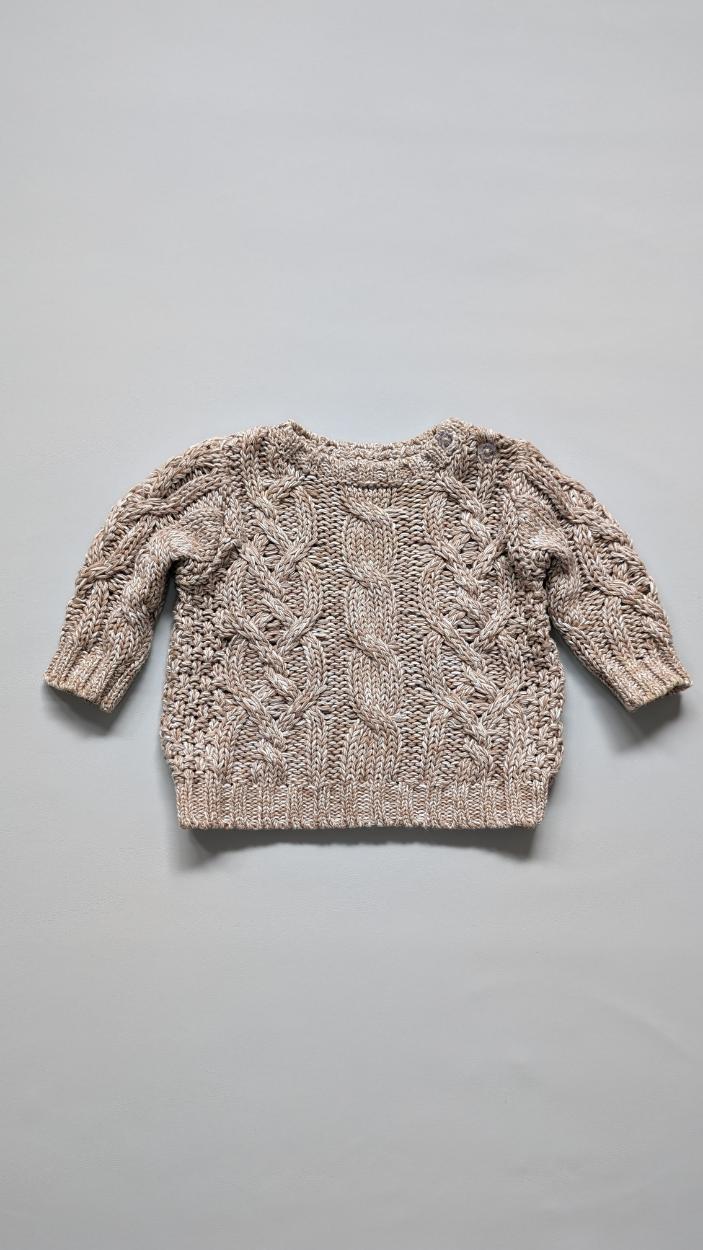 Miann & Co Cable Knit Sweater 0-3m - Anue