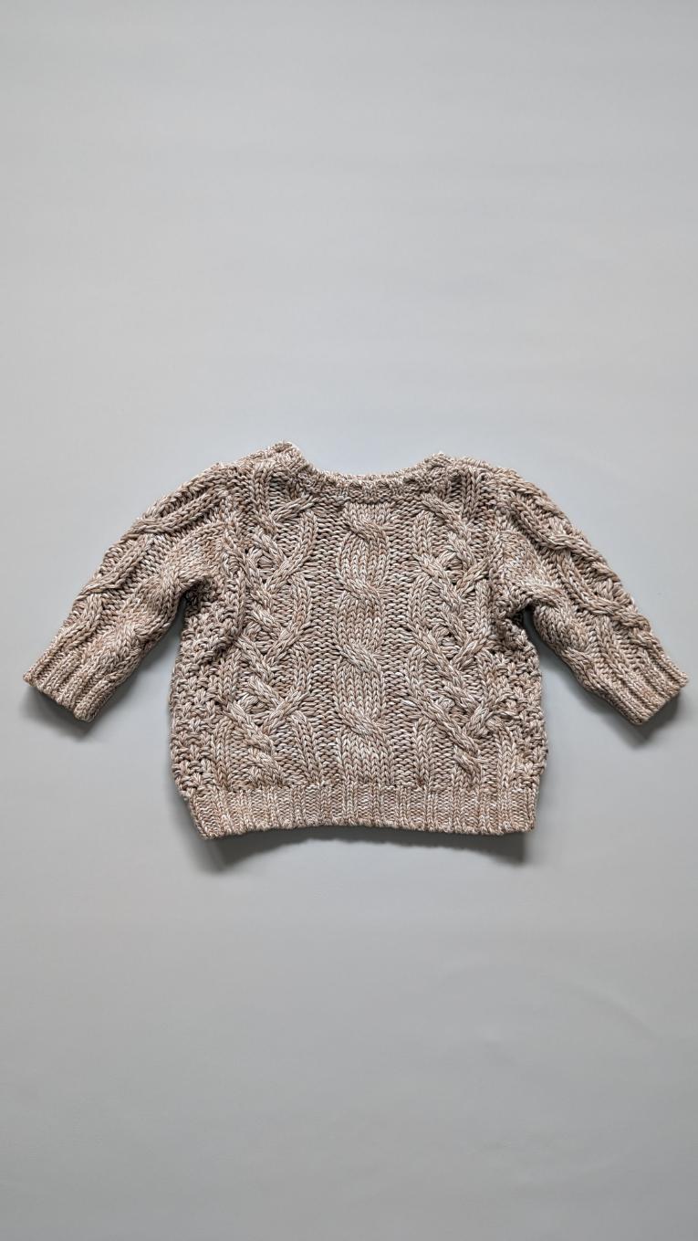 Miann & Co Cable Knit Sweater 0-3m - Anue