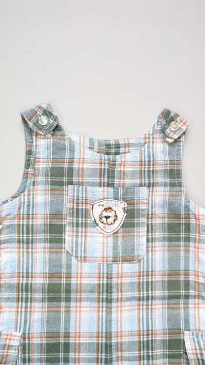 Ollie's Place Check Romper 6-12m - Anue