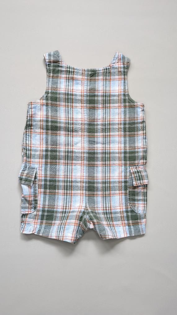 Ollie's Place Check Romper 6-12m - Anue