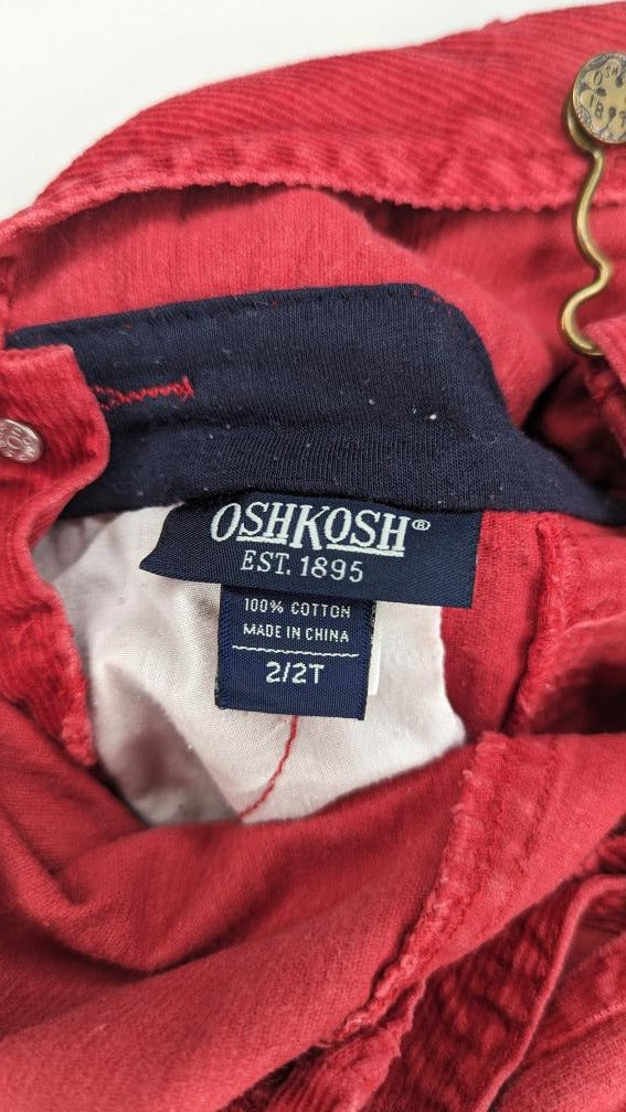 Oshkosh B'gosh Corduroy Cargo Overalls 2T - Anue