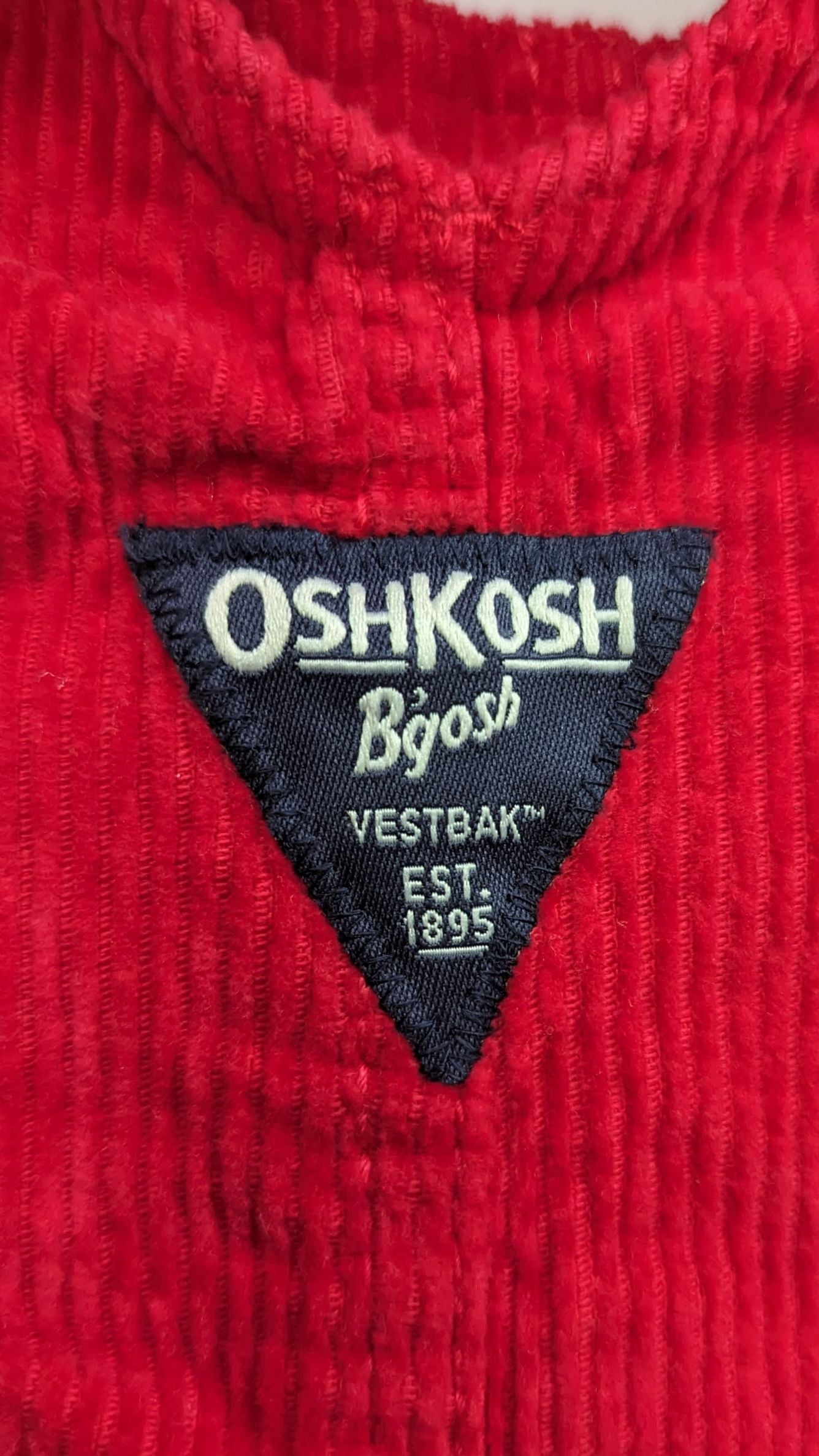 Oshkosh B'gosh Corduroy Overalls 12m - Anue