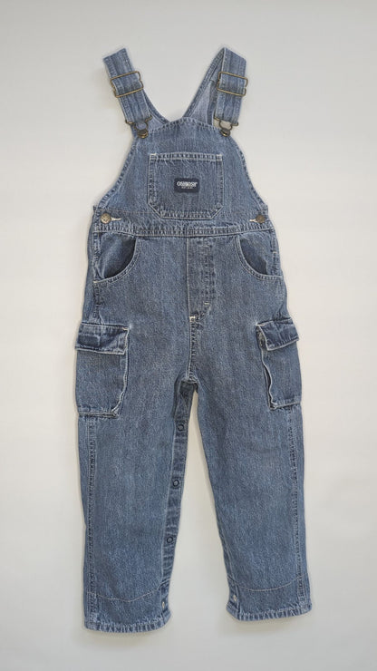 Oshkosh B'gosh Vintage Denim Cargo Overalls 4Y - Anue