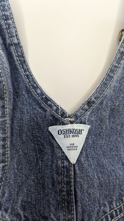 Oshkosh B'gosh Vintage Denim Cargo Overalls 4Y - Anue