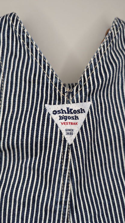 Oshkosh B'gosh Vintage Hickory Stripe Overalls 6m - Anue