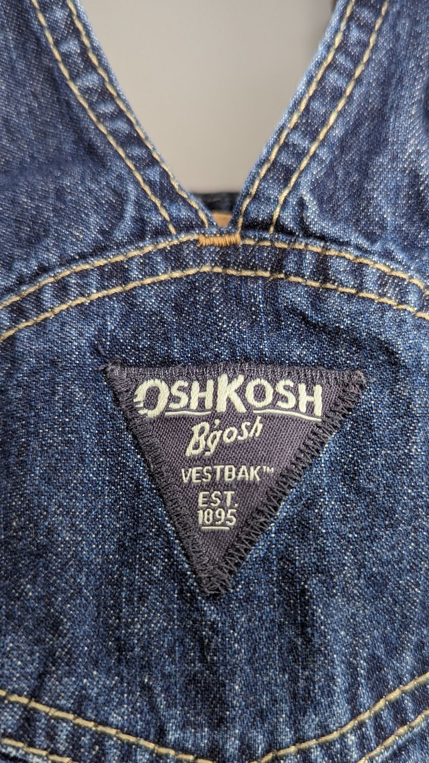 Oshkosh B'gosh Vintage Denim Shortalls 18m - Anue