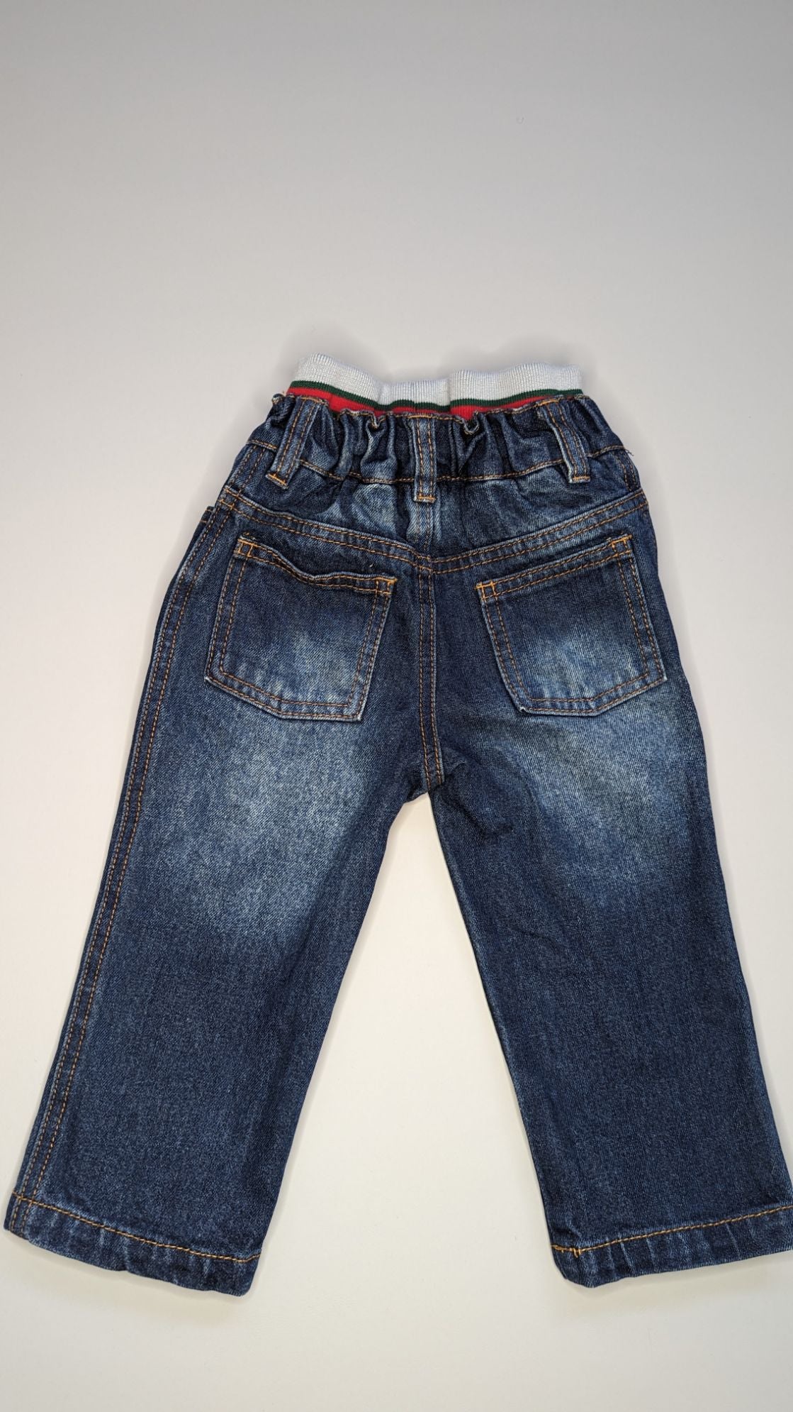 Denim Jeans with Elastic Band 12-18m - Anue