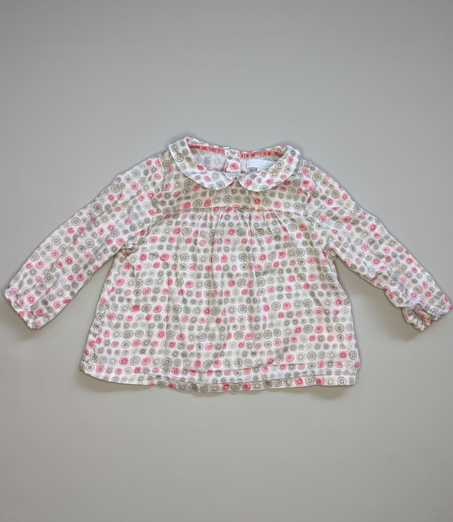 Obaibi Print Long Sleeve Shirt 6m - Anue