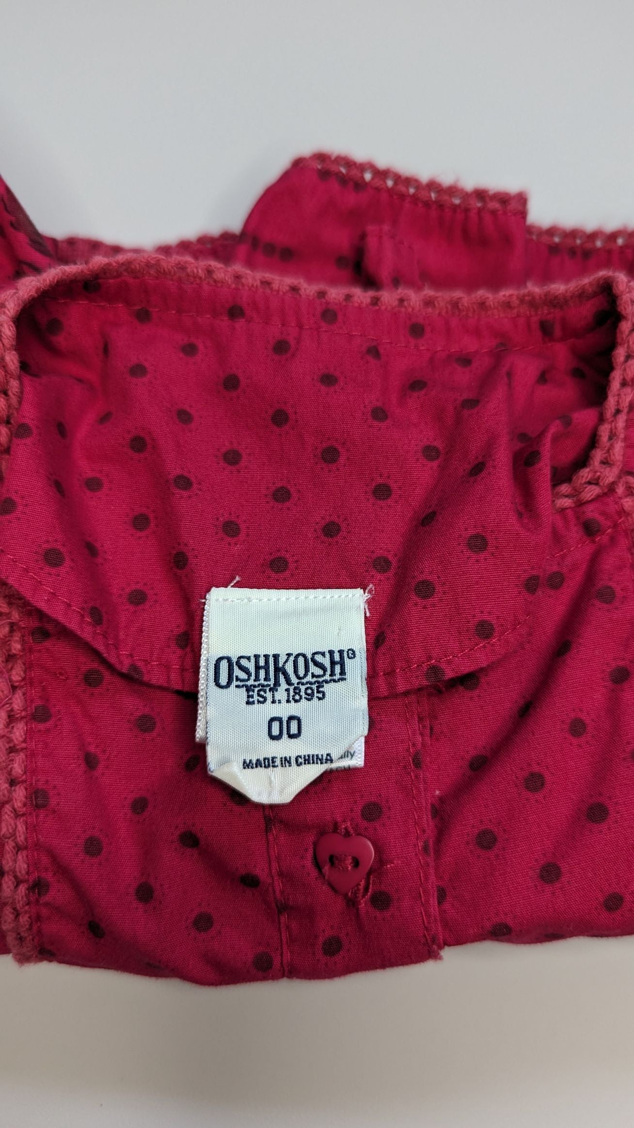 Oshkosh B'gosh Long Sleeve Top 00 - Anue