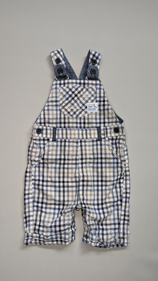 George Check Overalls 9-12m - Anue