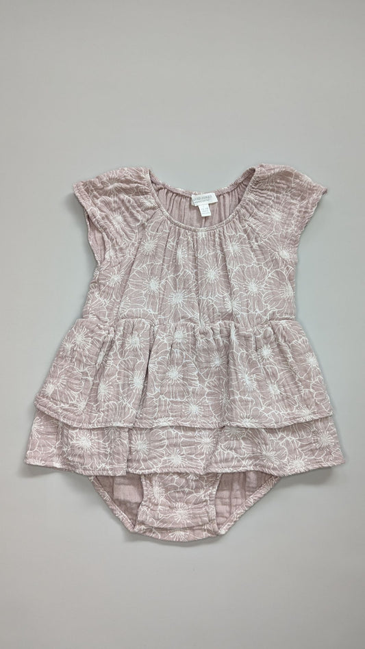 David Jones Organic Cotton Romper 12-18m - Anue