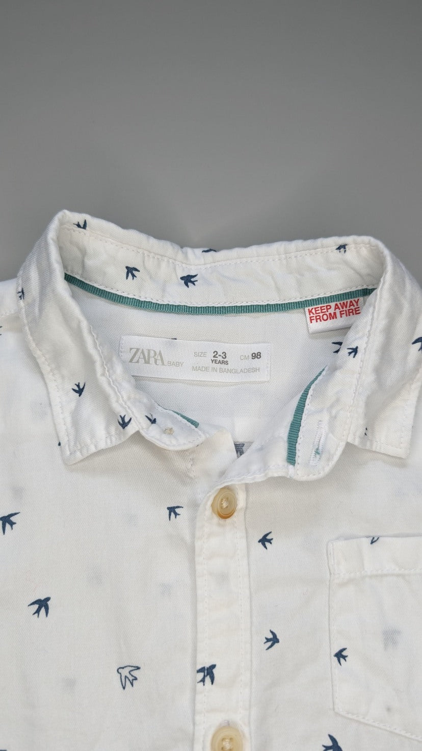 Zara Print Shirt 2Y - Anue