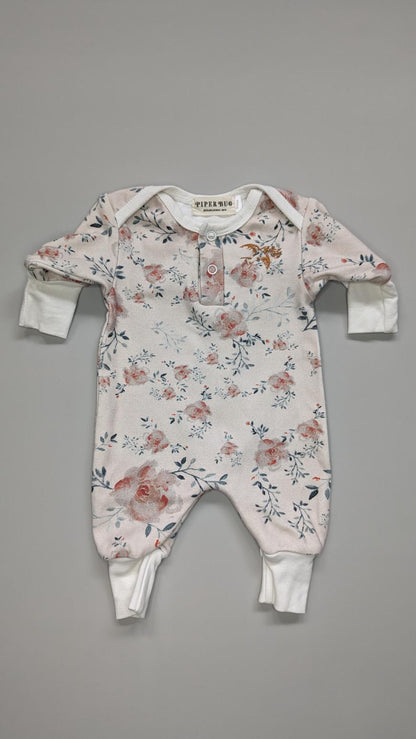 Piper Bug Floral Onesie 00000 - Anue