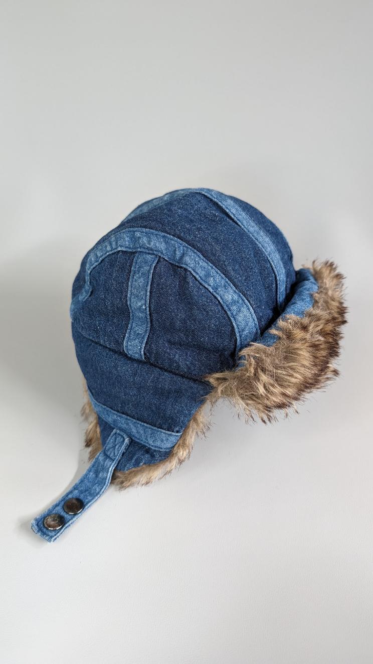 Pumpkin Patch Trapper Denim Hat S - Anue