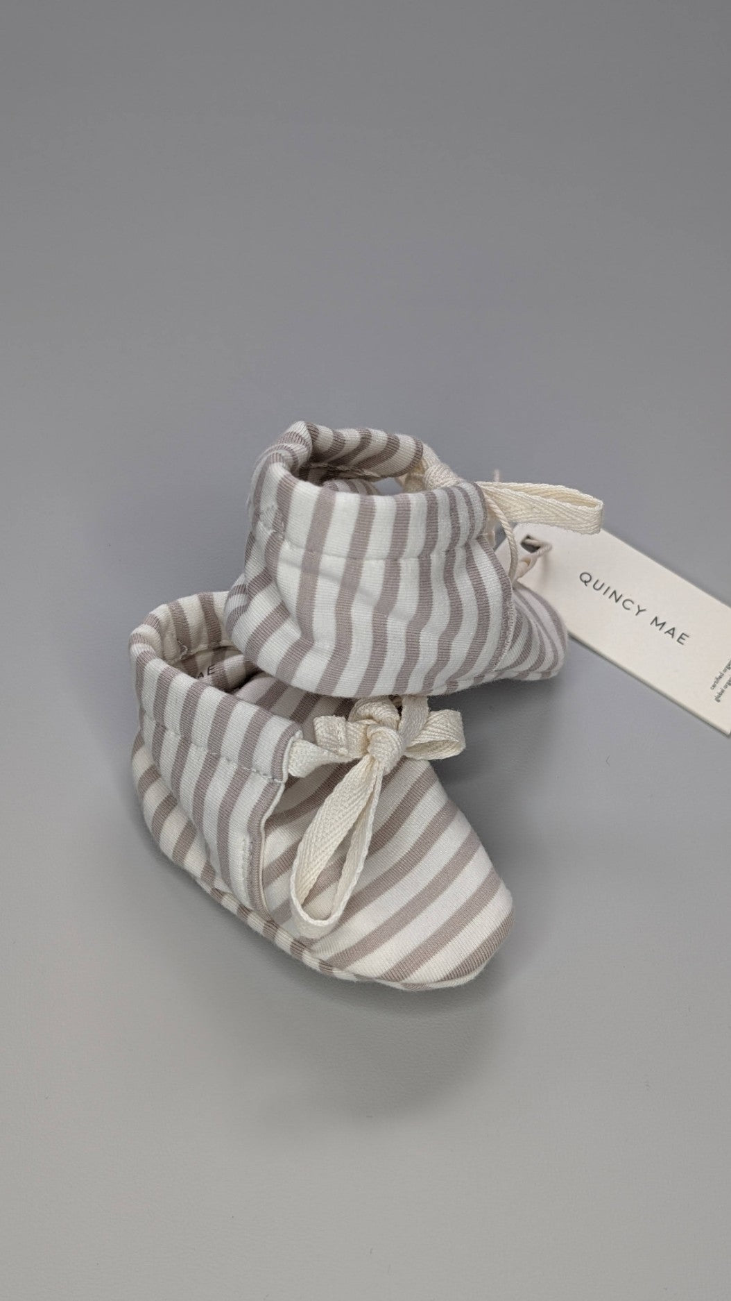 Quincy Mae Soft Baby Booties 0-3m - Anue