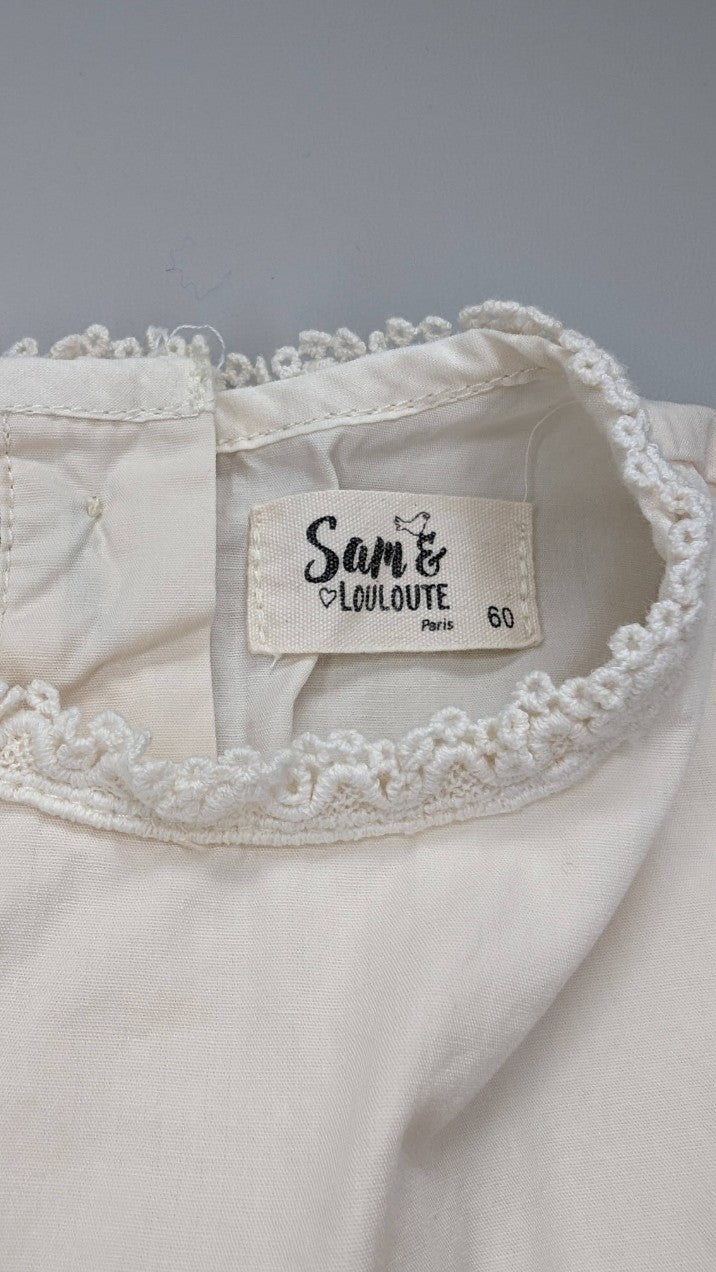 Sam & LouLoute Clarence Romper 0-3m - Anue