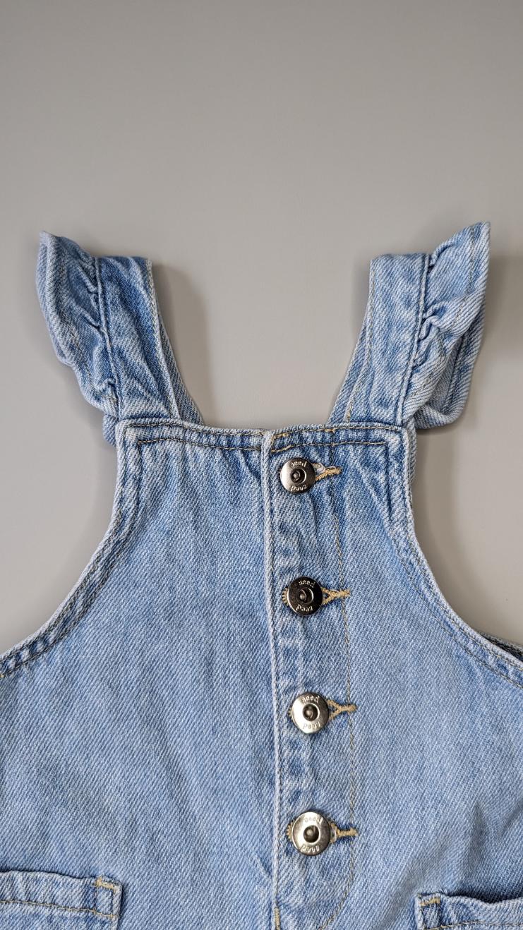 Seed Denim Overalls 0-3m - Anue