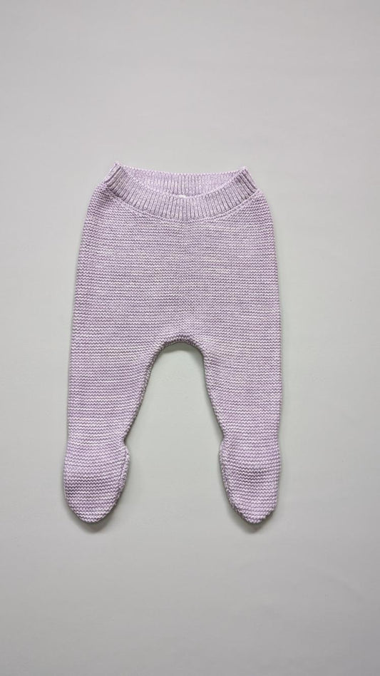 Seed Mixy Knit Footed Legging 0-3m - Anue