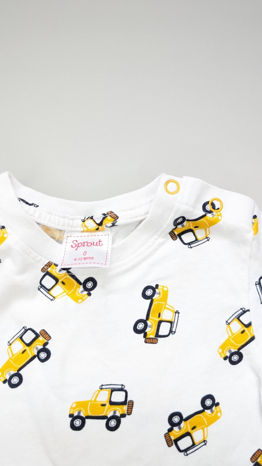 Sprout Print T-Shirt 6-12m - Anue