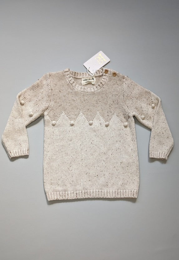 Wilson & Frenchy Knitted Jumper with Baubles 12-18m - Anue