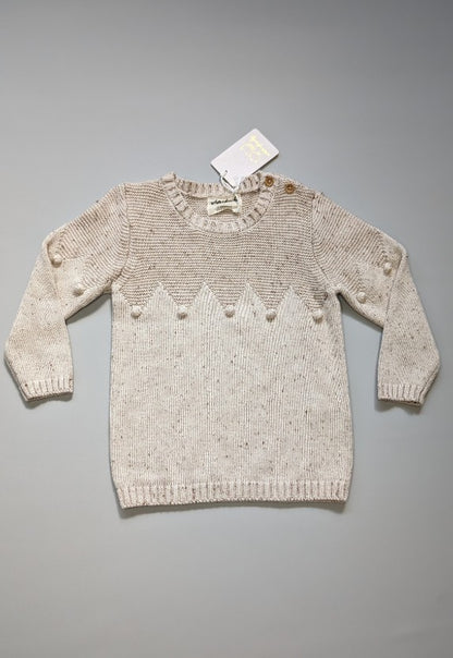 Wilson & Frenchy Knitted Jumper with Baubles 12-18m - Anue