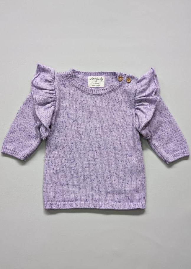 Wilson & Frenchy Knitted Ruffled Baby Jumper 0-3m - Anue